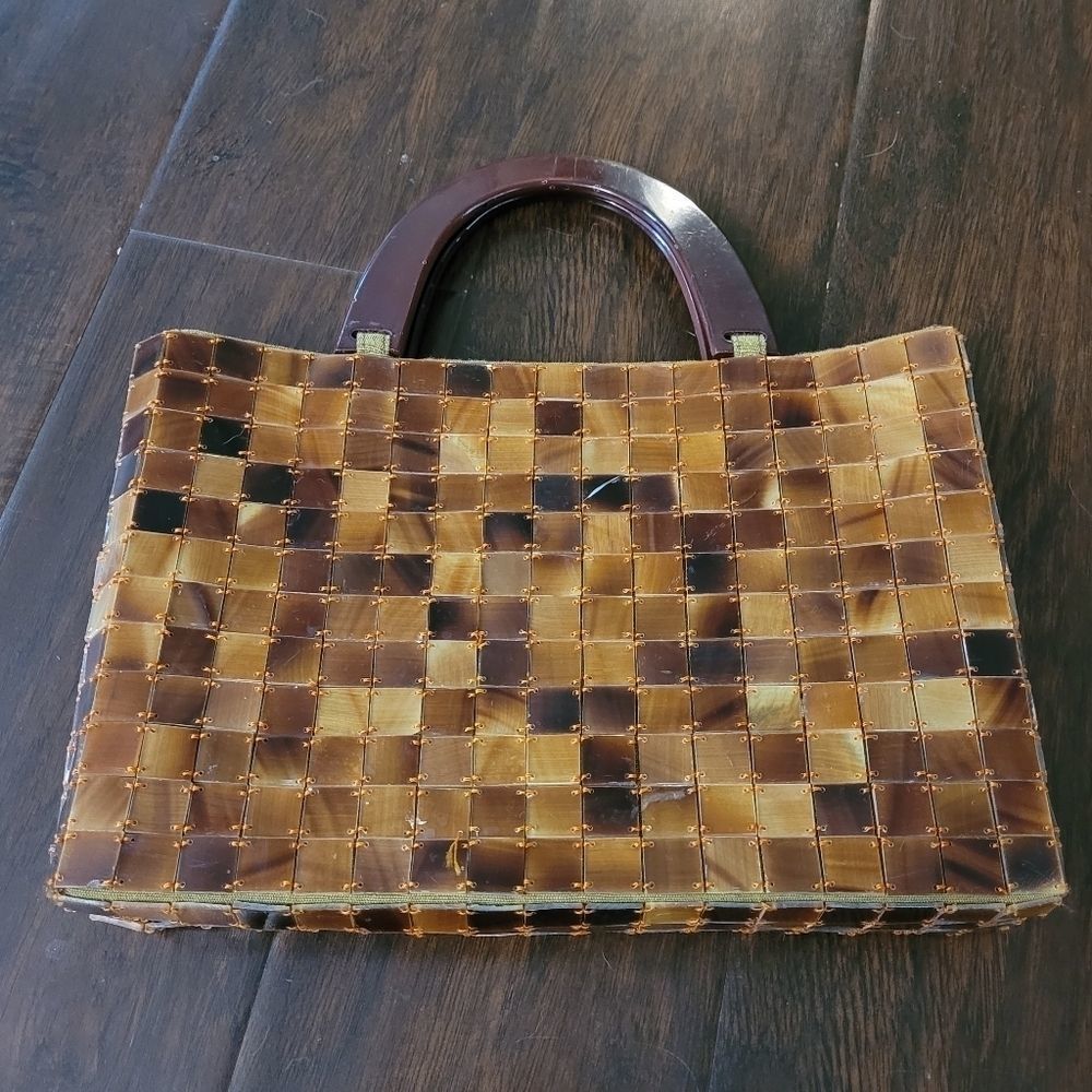 Kimberly Alan vintage acrylic tiled purse